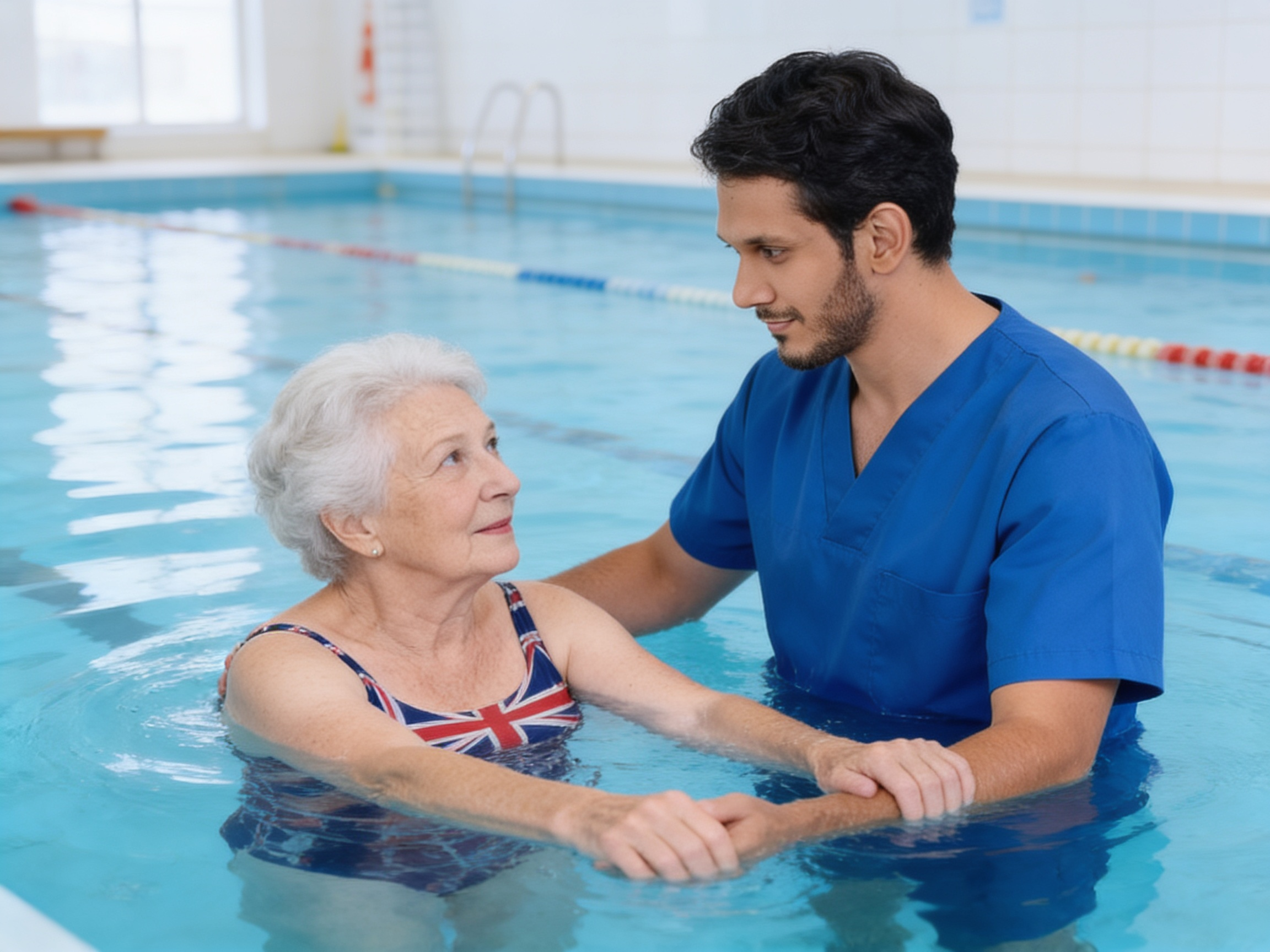 Hydrotherapy treatment at PhysioWork